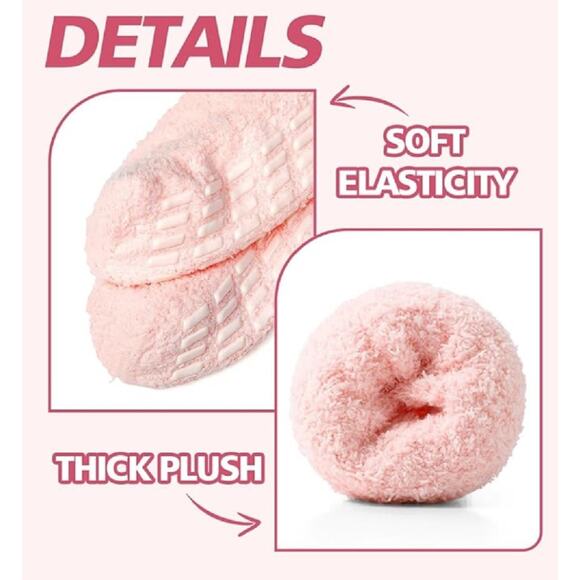 Slipper Socks for Women Men Grip Hospital Socks with Grips Fuzzy Non Slip Warm - Picture 6 of 7